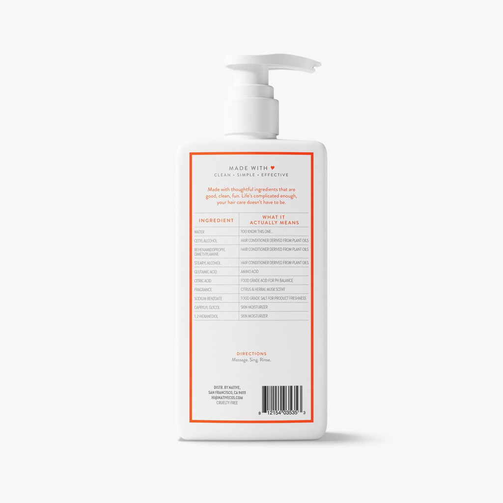Citrus and Herbal Musk Daily Clean Conditioner Classic 16.5oz Care Collection
