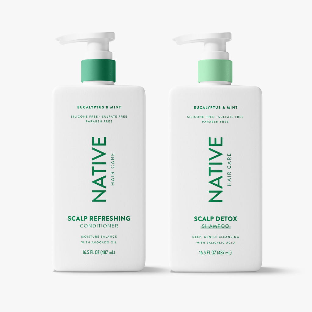 Eucalyptus and Mint Scalp Clarifying 2 in 1 Shampoo and Conditioner Classic 16.5oz Care Collection
